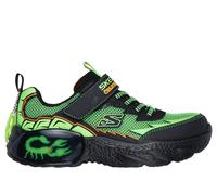 Skechers Boy's Creature Crawlers Sneaker in Black/Lime, Size 12 | Synthetic/Textile