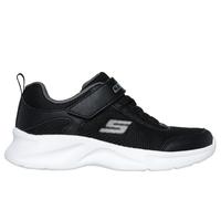 Skechers Unisex Kids Boys Trainers, Black Textile Synthetic Charcoal Trim, 13.5 UK