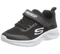 Skechers Boy's Dynamatic Sneakers, Black Textile/Synthetic/Charcoal Trim, 4 UK Child