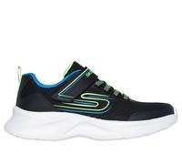 Skechers Boy's Dynamatic - Swift Tread Sneaker in Black/Lime, Size 11 | Textile/Synthetic, Machine Washable