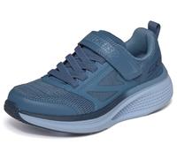 Skechers Boy's Go Run Elevate 2.0 Where's My Trainers, Slate Textile Slate Synthetic Navy Trim, 10 UK Child
