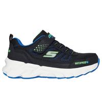 Skechers Boy's Elite Sport Tread - Aquavek Sneaker in Black/Blue, Size 1 | Synthetic/Textile