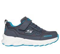 Skechers Boy's Elite Sport Tread - Aquavek Sneaker in Gray/Blue, Size 2 | Synthetic/Textile