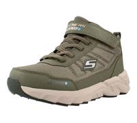 Skechers Boys' Elite Sports Tread Aquavek Hi, Olive, 10.5 UK Child | Casual, Waterproof, Mid Top, Hook and Loop, Adaptive Closure