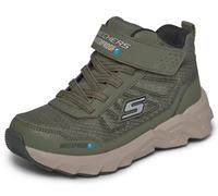 Skechers Boys' Elite Sports Tread Aquavek Hi, Olive, 3 UK Child | Casual, Waterproof, Mid Top, Hook and Loop, Adaptive Closure