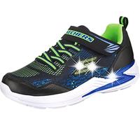 Skechers Boy's Erupters Iii - Derlo Trainers, Black Blue Green, 2 UK
