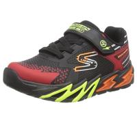 Skechers Kids Flex-Glow Bolt Slip-On Sneakers Black Synthetic/Textile 1.5 UK
