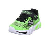 Skechers Boy's Flex Glow Elite Vorlo Sneakers, Lime Synthetic/Black Trim, 12.5 UK Child