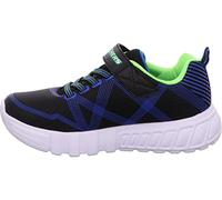 Skechers Boy's Flex-glow Trainers, Black Black Blue Lime Bblm, 10 UK Child