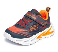 Skechers Boys' Flex-Glow Ultra, Charcoal/Red/Orange, 10 Toddler