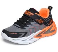Skechers Boys' Flex-Glow Ultra Trainer, Black, 13 UK Child
