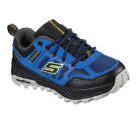 Skechers Boys Fuse Tread Trainer Junior - Blue Leather - Size UK 12 Kids
