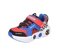 Skechers Boys 402260l Blmt Sneaker, Blue Synthetic Red Textile Multi Trim, 12.5 UK