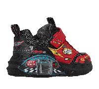 Skechers Boy's Garage - Pit Crew 92 Sneaker in Red/Black, Size 1 | Synthetic/Textile