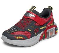 Skechers Boys' Garage Trainer, Red, 3.5 UK Child