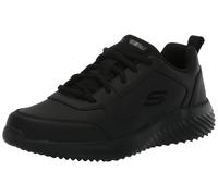 Skechers Bounder Lace Smooth BBK Black Kids trainers 405627L in a Plain Man-made in Size 33