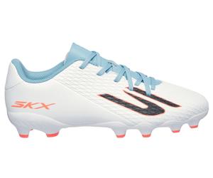 Skechers Boys / Girls Junior Football Boots Fg Mg Skx 2 252160l - White - Size 27.5 EU/IT