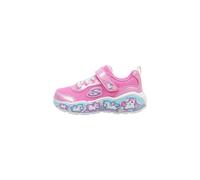 Skechers Boy's Girl's Play Scene Fun Squad Sneaker, Pink Sparkle Synthetic/Multi Trim, 7 UK Child