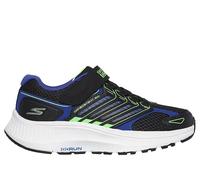 Skechers Boys Trainers, Black Synthetic/Textile/Blue & Lime Trim, 11.5 UK