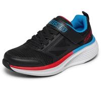 Skechers Boy's Go Run Elevate 2.0 Find My Sneakers, Black Textile/Black Synthetic/Red & Blue, 10 UK Child