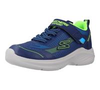 Skechers Boy's 403861l Nvbl Sneaker, Navy Blue Synthetic Trim, 10.5 UK