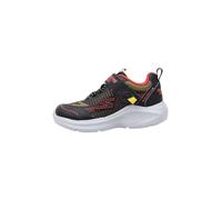 Skechers Boy's Hyper Blitz Hydro Tronix Sneakers, Black & Red Synthetic /Trim, 3.5 UK Child