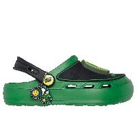 Skechers Boy's John Deere: Swifters II Mule in Green/Black, Size 1 | Synthetic