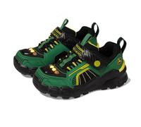Skechers Boy's Adventure Track Rugged-Brights Sneakers, Green Synthetic/Black Textile/Yellow Trim, 3 UK Child