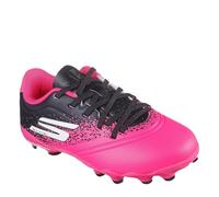 Skechers Boys Jr Crib Fg Firm Ground Football Boots - Black/Pink, UK9