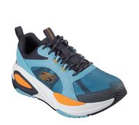 Skechers Boys Lace Up Sneaker W Molded Low Top Trainers Unisex Kids in Blue/Multi - Size UK 5.5