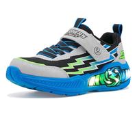 Skechers Boys' Light Storm 3 400152l (Little Kid/Big Kid), Silver/Multi, 12 Little Kid