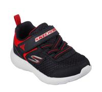Skechers Boys Lite Slip On Trainers Unisex Kids in Black/Red - Size UK 6 Infant