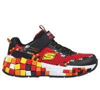 Skechers Boy's Mega-Craft 3.0 Sneaker in Black/Red, Size 1 | Synthetic/Textile, Machine Washable