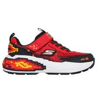 Skechers Boy's Mega-Craft 4K Sneaker in Red/Black, Size 10 | Textile/Synthetic, Machine Washable