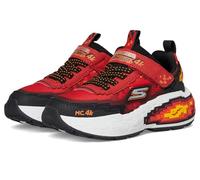 Skechers Boys' Mega-Craft 4k Trainers, Red, black, orange, yellow, 11.5 UK