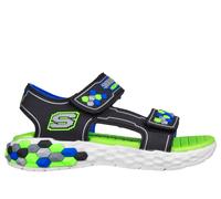 Skechers Boy's Mega-Splash 2.0 - Cuboshore Sandals in Black/Lime, Size 13 | Synthetic, Machine Washable