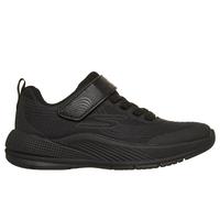 Skechers Boy's Microspec Advance Sneaker in Black, Size 13.5 | Textile/Synthetic, Machine Washable