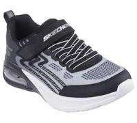 Skechers Boys Microspec Max Advance Sneaker, Black Charcoal, 1.5 UK Child