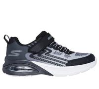 Skechers Boy's Microspec Max Advance Sneaker in Black/Charcoal, Size 9.5 | Synthetic/Textile