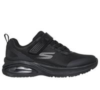 Skechers Boy's Microspec Max Advance - Squad-Pacer Sneaker in Black, Size 11 | Textile/Synthetic