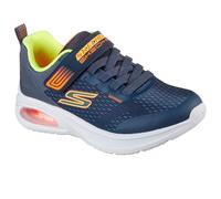 Skechers Microspec Max Advance Squad-Pacer Sneaker, Navy Textile/Synthetic/Multi Trim, 1 UK Child