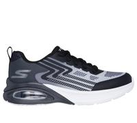 Skechers Boy's Microspec Max Advance - Vadieno Sneaker in Black/Charcoal, Size 2 | Synthetic/Textile