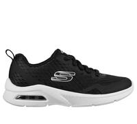 Skechers Boy's Microspec Max Sneaker in Black, Size 12 | Textile/Synthetic