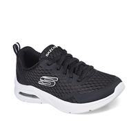 Skechers Boys Microspec Max Sneaker, Black Textile Black White Trim, 11.5 UK Child