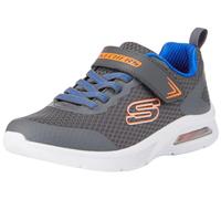 Skechers Boys Trainers, Charcoal Textile/Synthetic/Blue & Orange, 3 UK