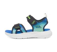 Skechers MICROSPEC - SPLASH Boys Sandals Black/Lime - UK 2 (Older Kids)