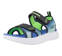 Skechers Microspec Black Lime Sport Sandals Kids