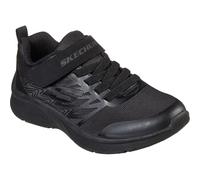 Skechers Boys Microspec Texlor Lightweight Trainers - Black - Size UK 11.5 Kids