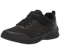 Skechers Boy's Microspec Texlor Sneakers, Black Textile & Trim, 11 UK Child