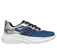 Skechers Boy's Microspec Velocity - Zromic Sneaker in Navy Blue/Silver, Size 4.5 | Synthetic/Textile